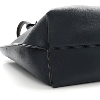 Fendi Vitello All In Shopper Tote Navy Black 8 of 10