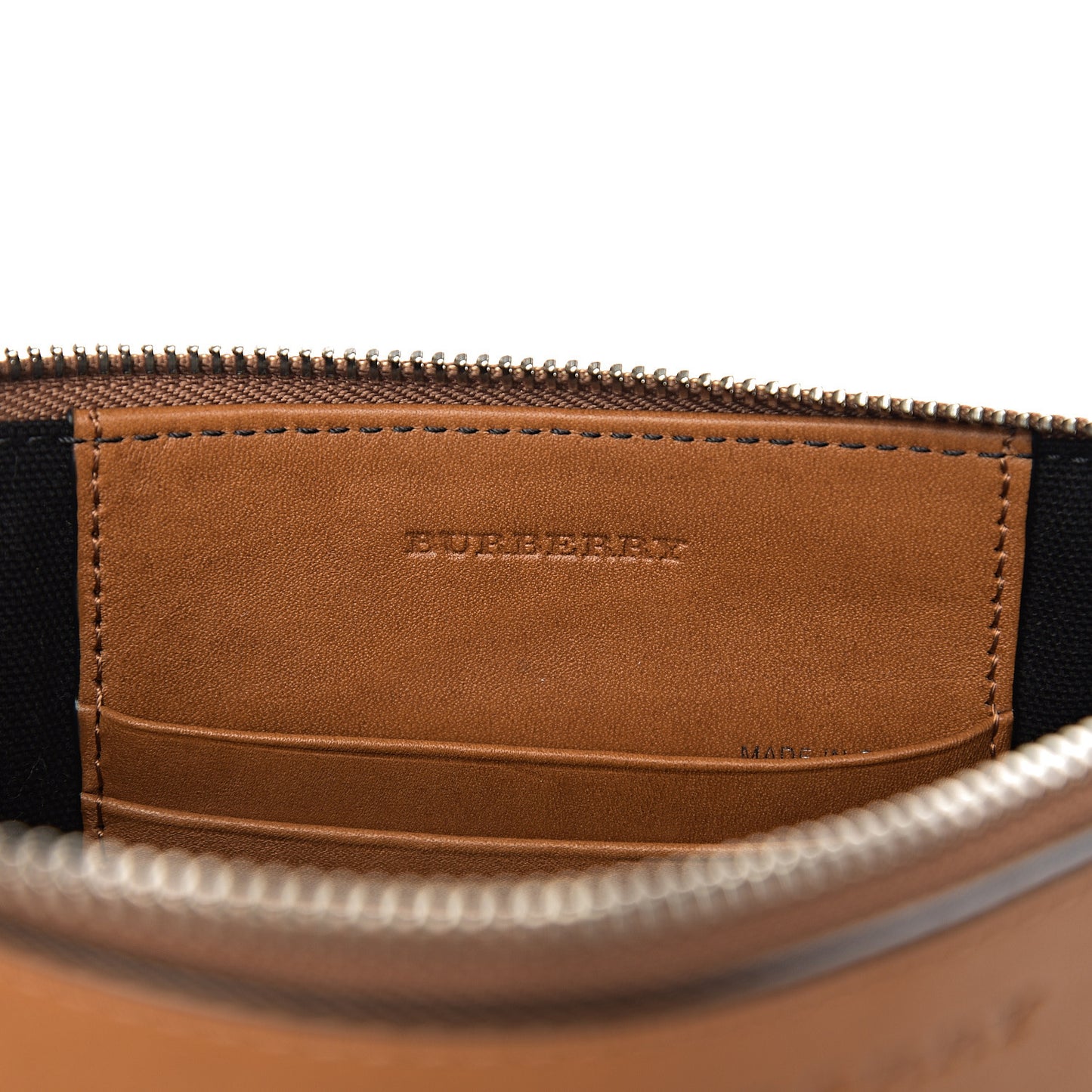 Mega Check Peyton Crossbody Clutch Bag Saddle Brown