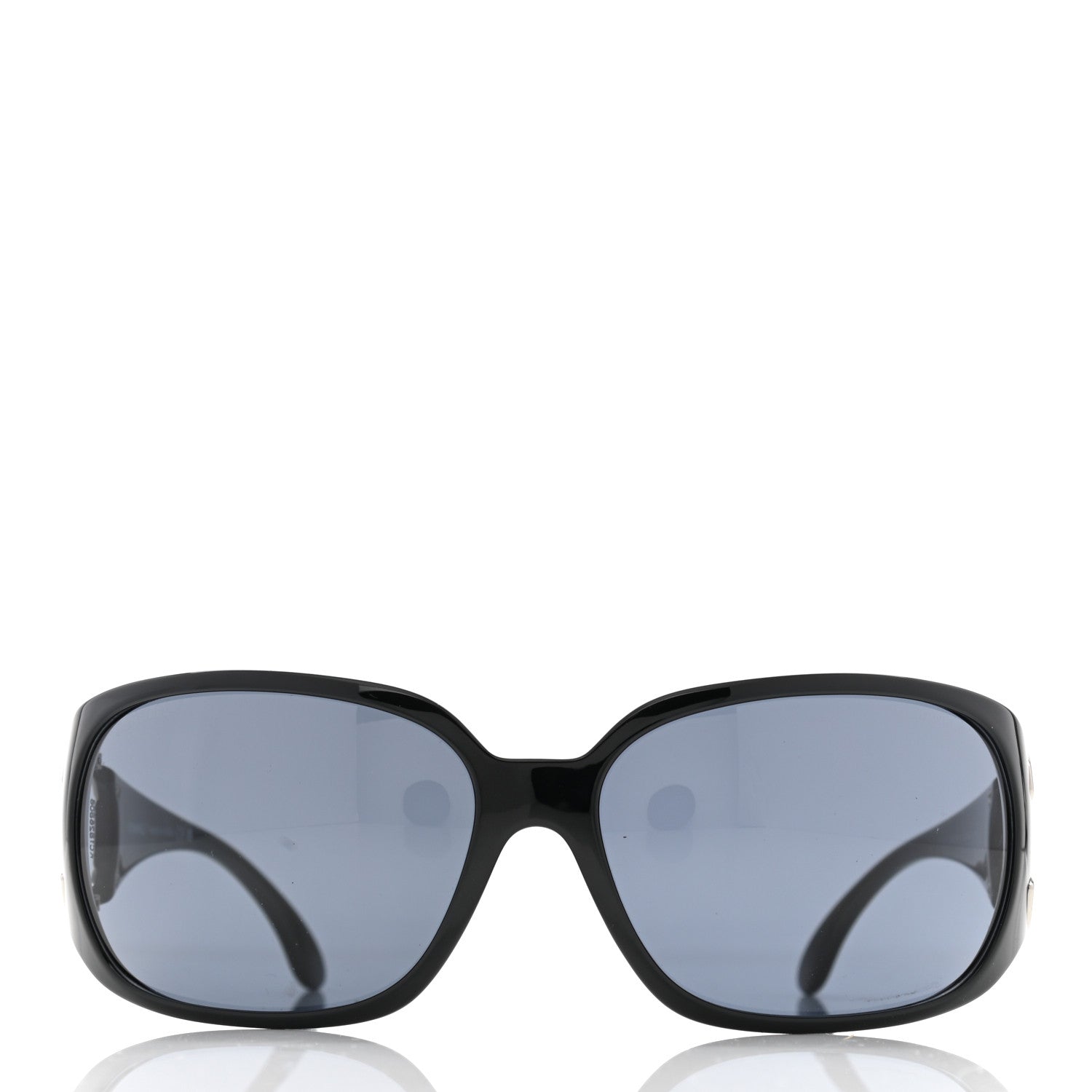 Chanel Acetate CC Sunglasses 6014 Black 2 of 9