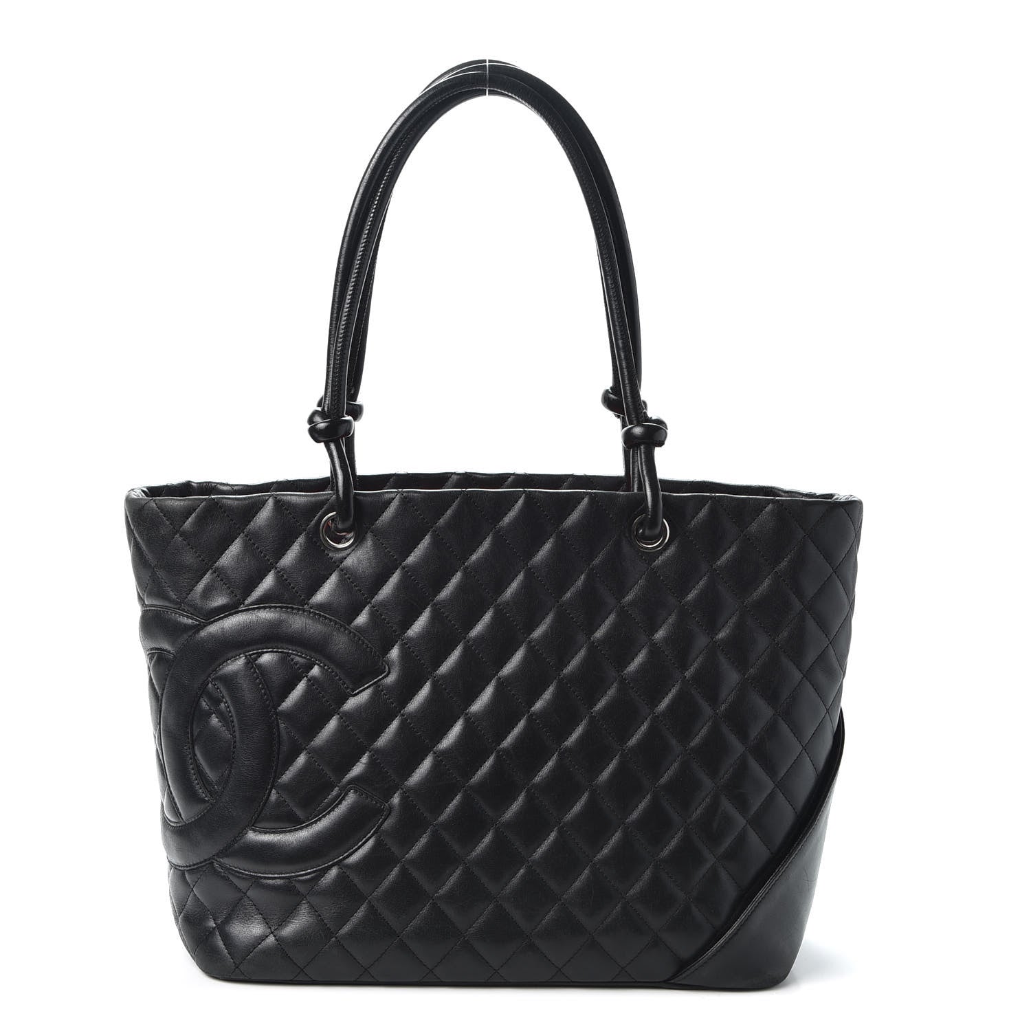 Chanel Calfskin Quilted Large Cambon Tote Black 1 of 10