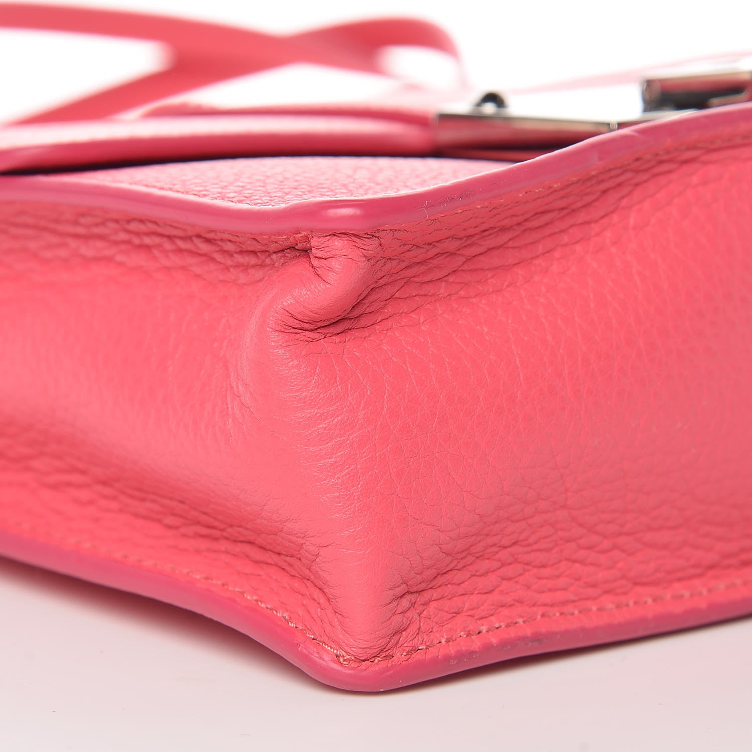 Jimmy Choo Soft Grainy Goatskin Rebel Crossbody Pink 7 of 8