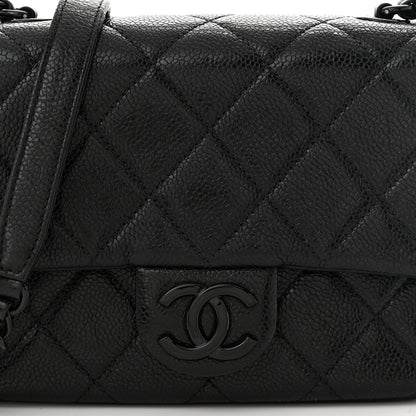Chanel Caviar Quilted Incognito Mini Square Flap Black 8 of 11