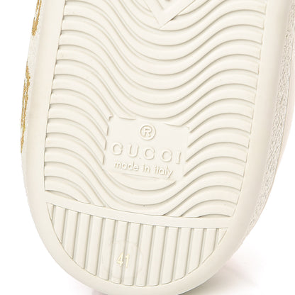 Gucci X SEGA Calfskin Ayers Web Guccy Womens Ace Sneakers 41 White 7 of 10