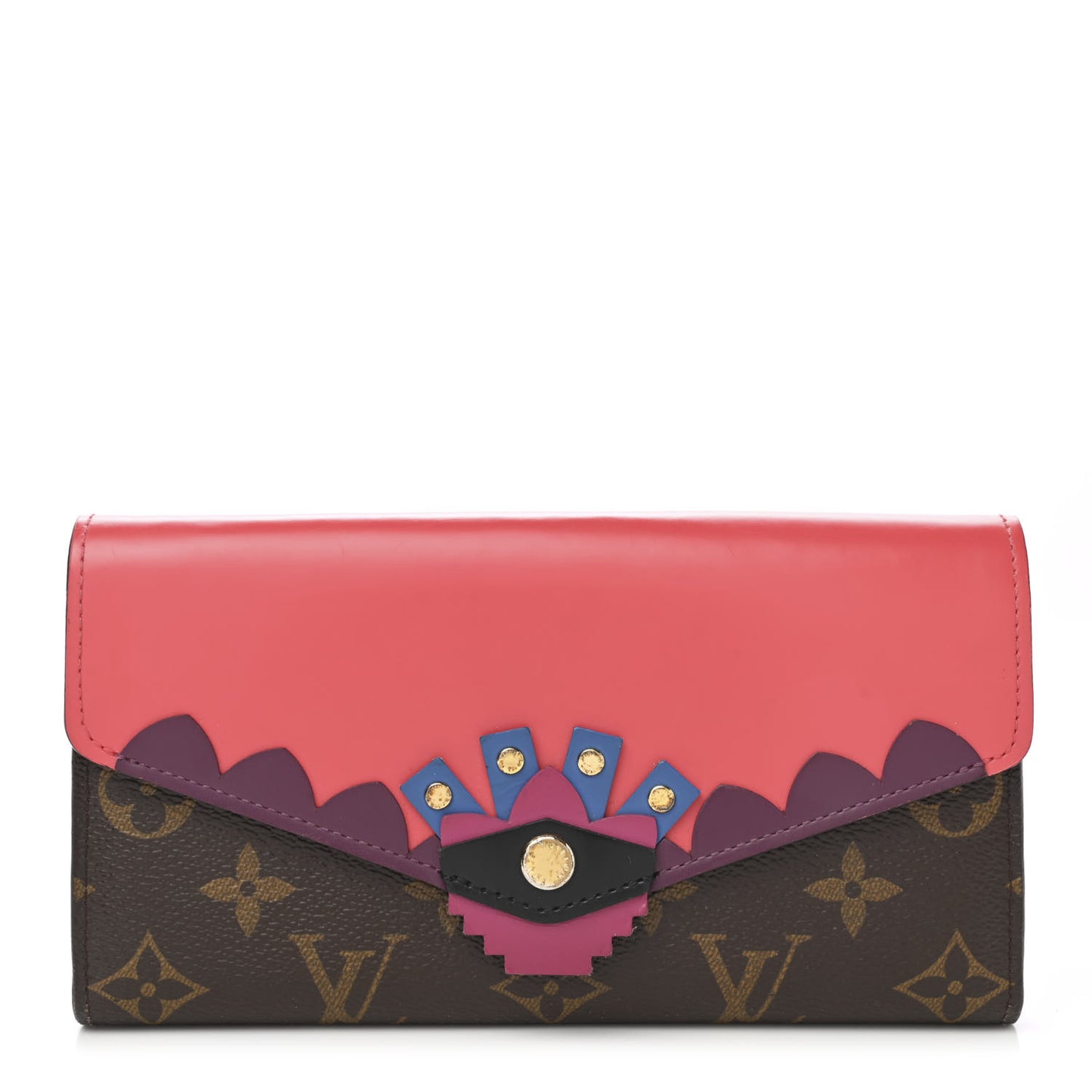 Monogram Totem Sarah Wallet Flamingo