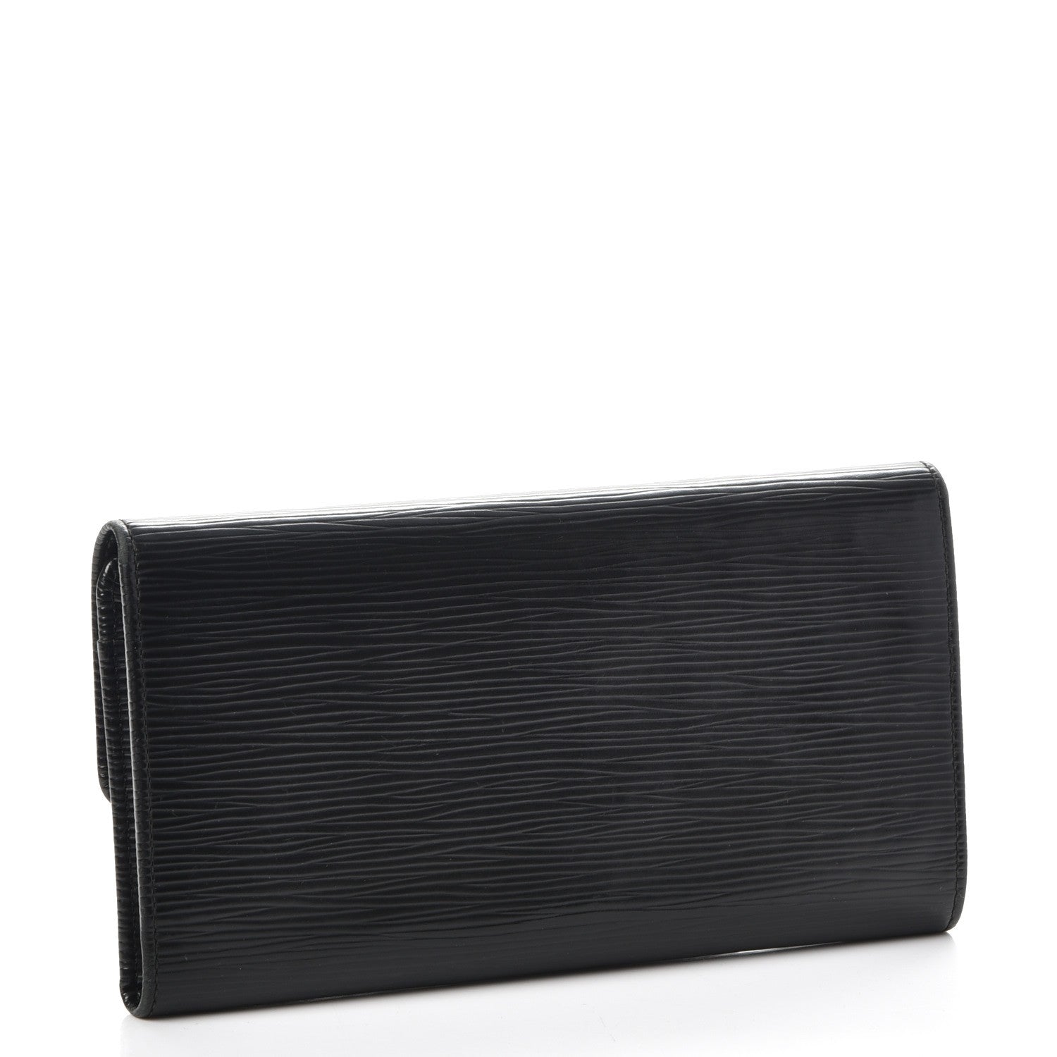 Louis Vuitton Epi Porte Tresor International Wallet Black 3 of 7