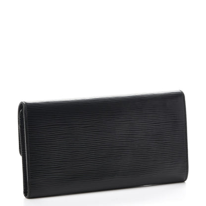 Louis Vuitton Epi Porte Tresor International Wallet Black 3 of 7