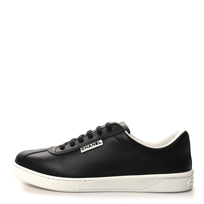 Chanel Calfskin CC Womens Sneakers 41 Black 1 of 8