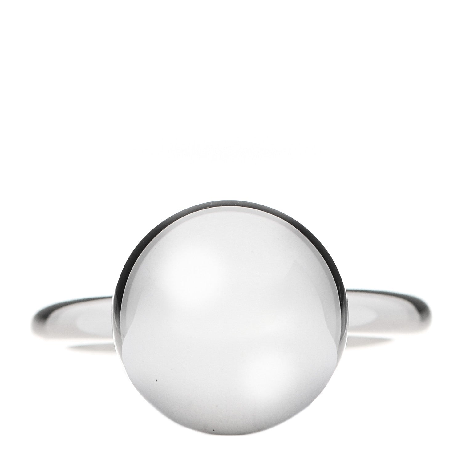 Tiffany Sterling Silver 12mm HardWear Ball Ring 53 6.5 1 of 6