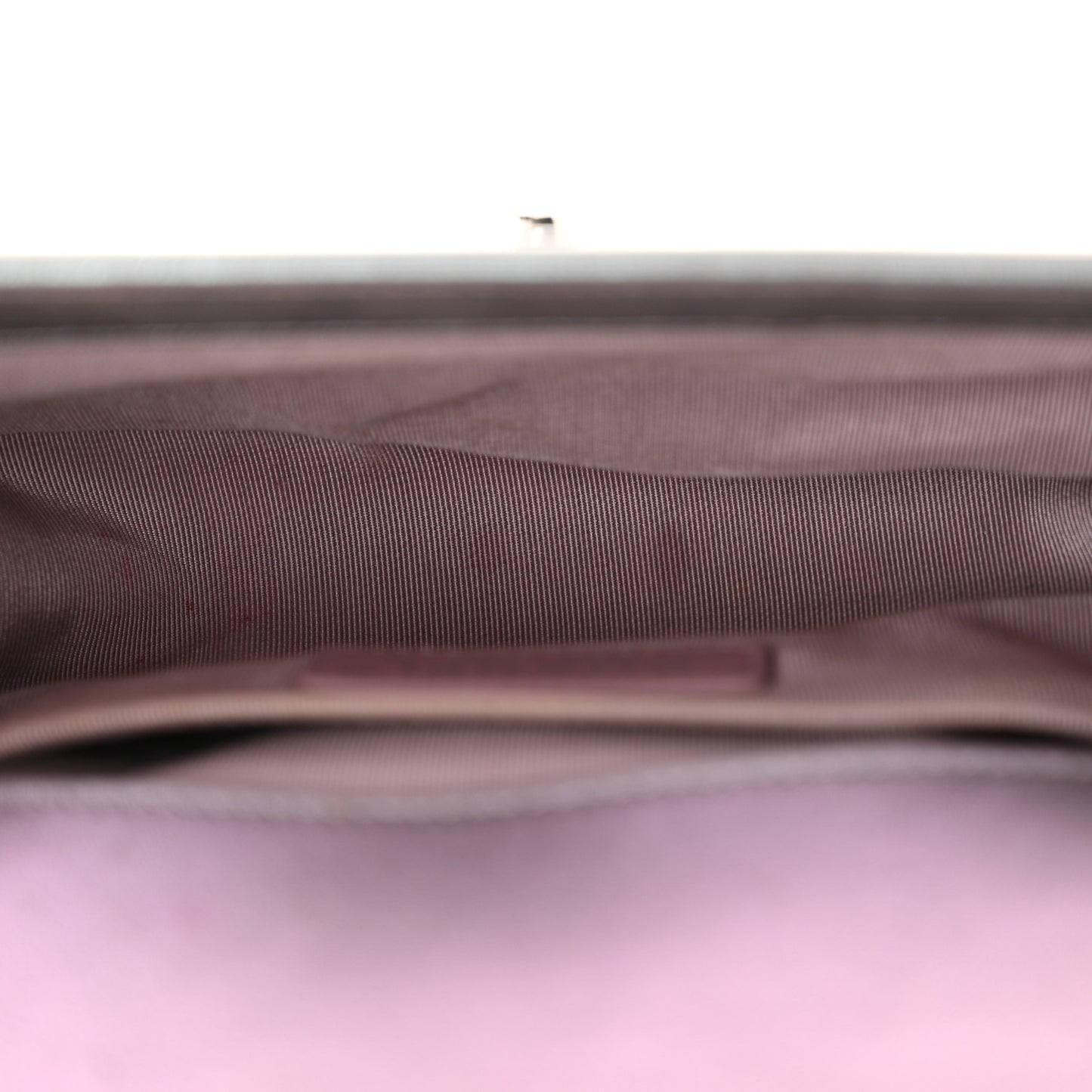 Iridescent Patent Calfskin PVC Quilted Small Boy Flap Light Purple