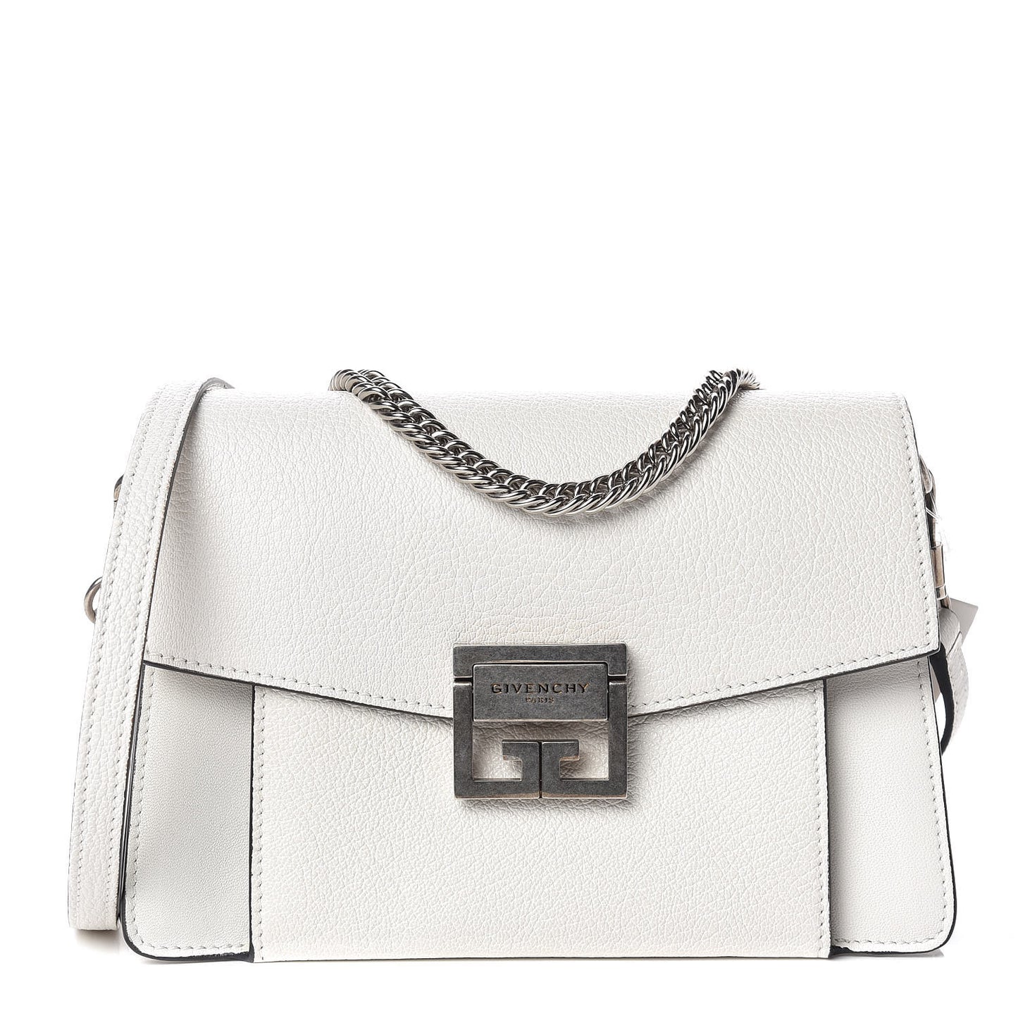 Goatskin Small GV3 Shoulder Bag White