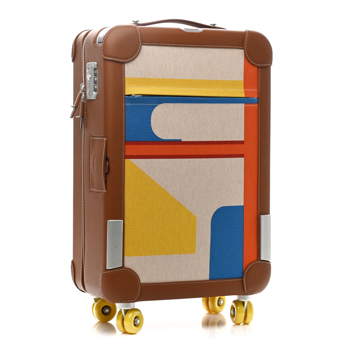 Canvas Taurillon Regate RMS Rolling Trolley Luggage Multicolor