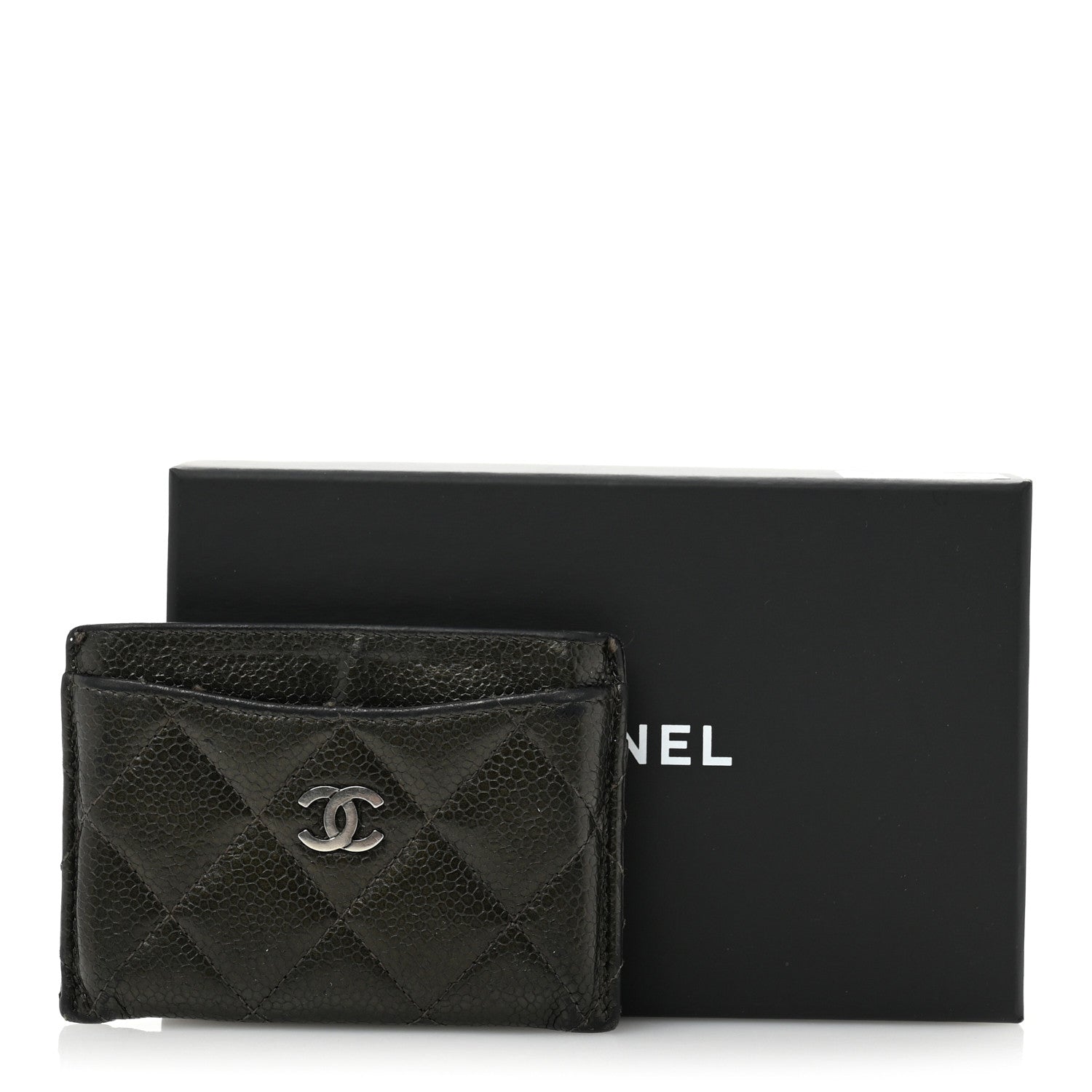 Chanel Caviar Quilted Card Holder Black 11 of 11