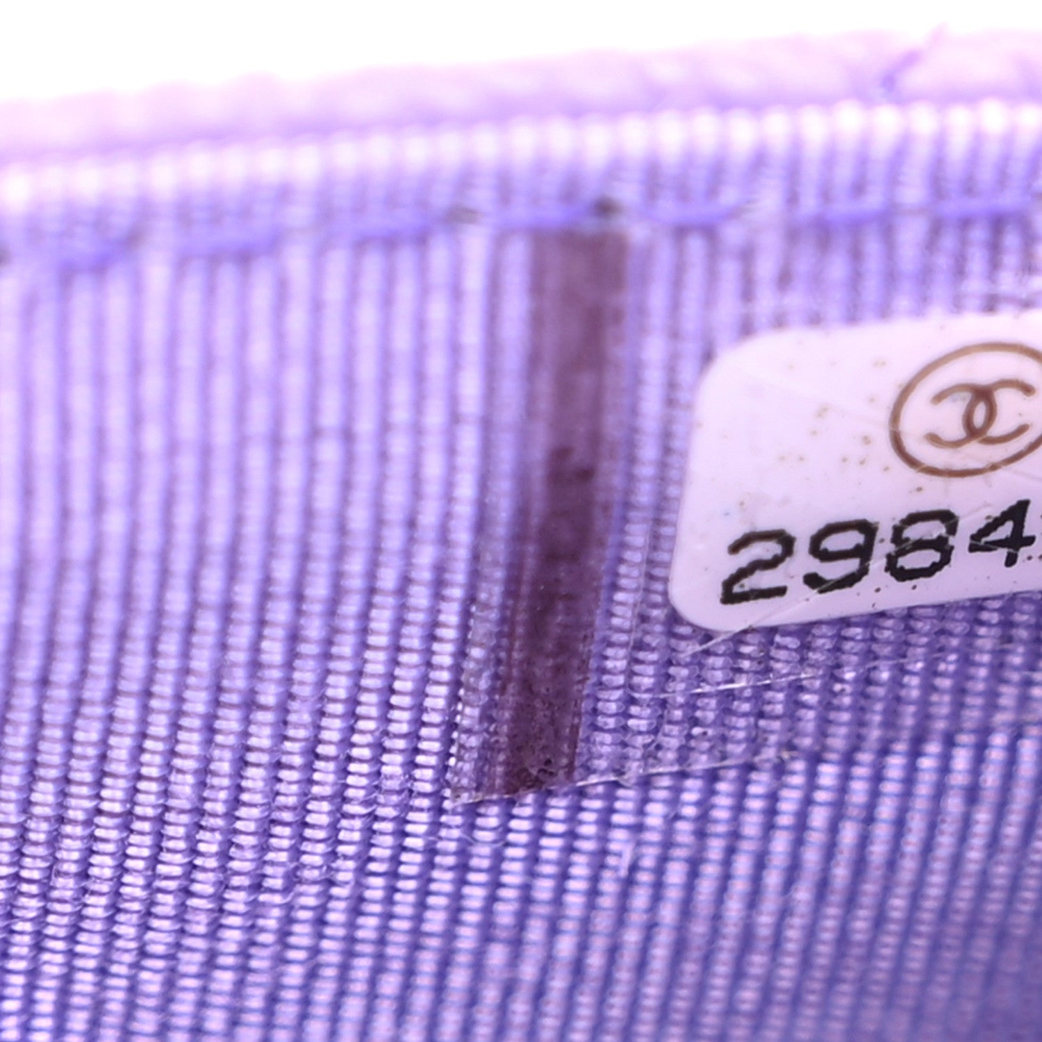Chanel Caviar Quilted Wallet on Chain WOC Purple 8 of 13