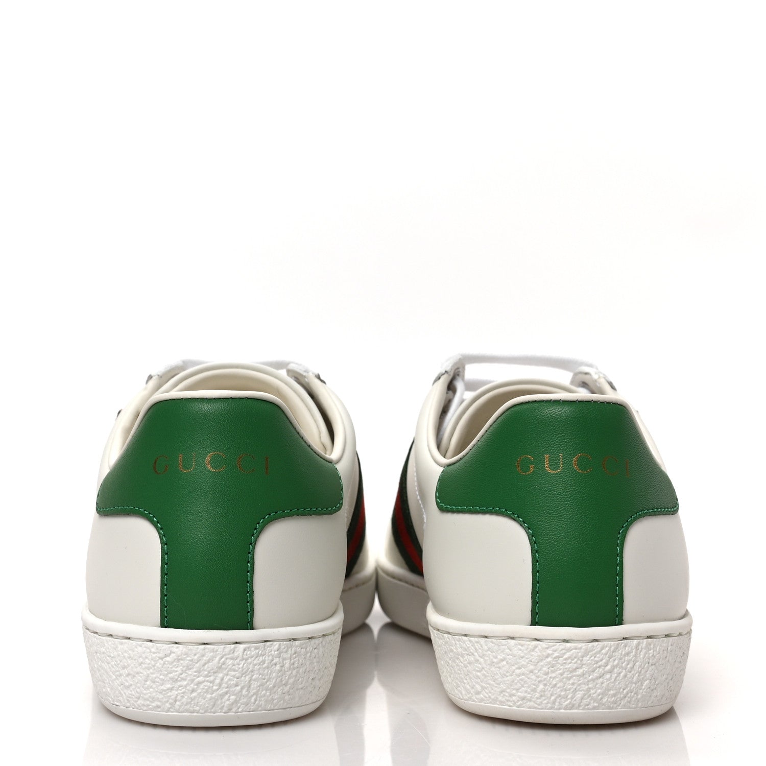 Gucci X BNF Miro Soft Calfskin Web Bananya Embroidered Womens Ace Sneakers 35 White New Shamarock 5 of 9