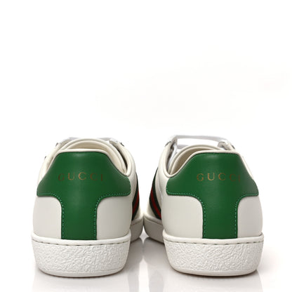 Gucci X BNF Miro Soft Calfskin Web Bananya Embroidered Womens Ace Sneakers 35 White New Shamarock 5 of 9