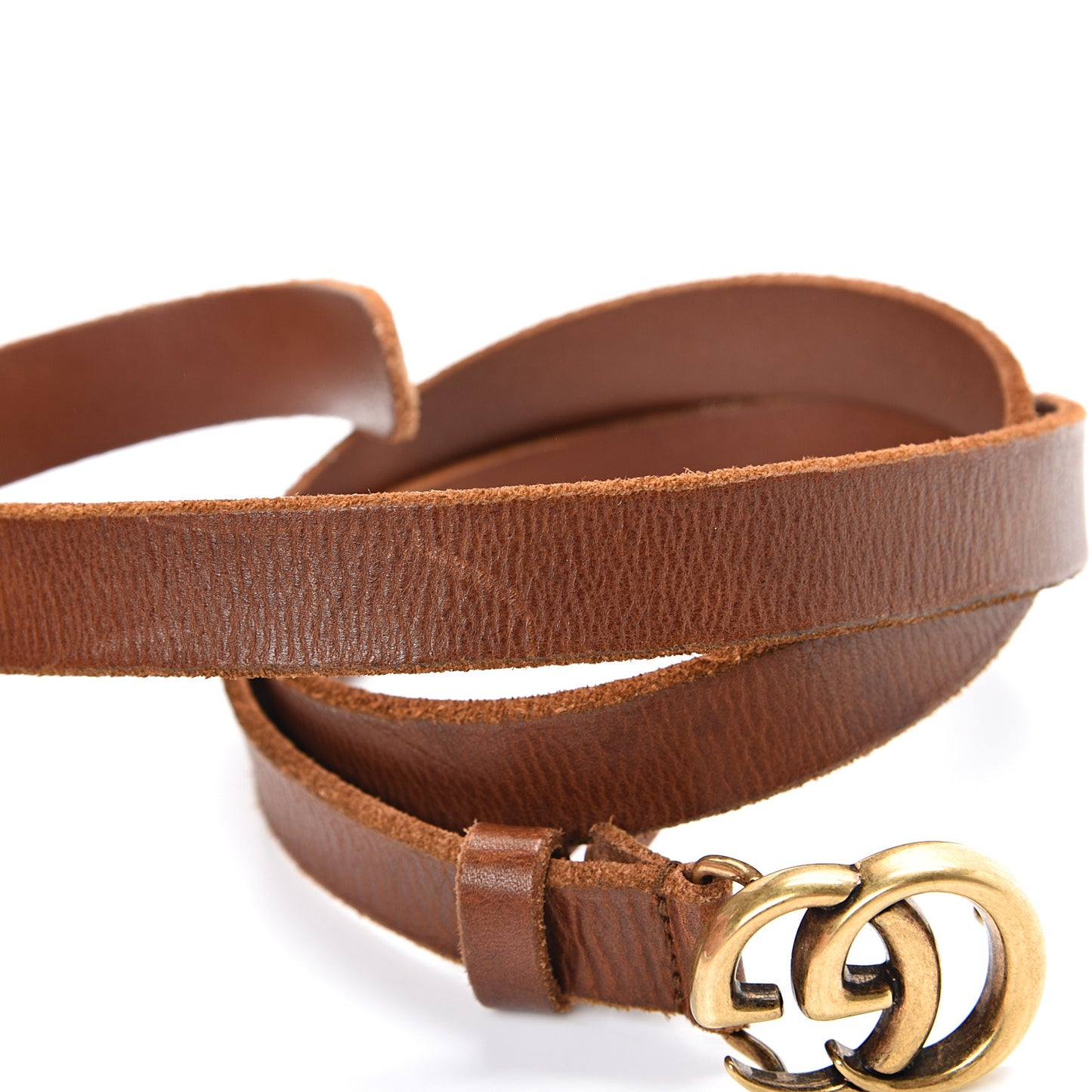 Faded Calfskin Double G 20mm Belt 80 32 Cuir