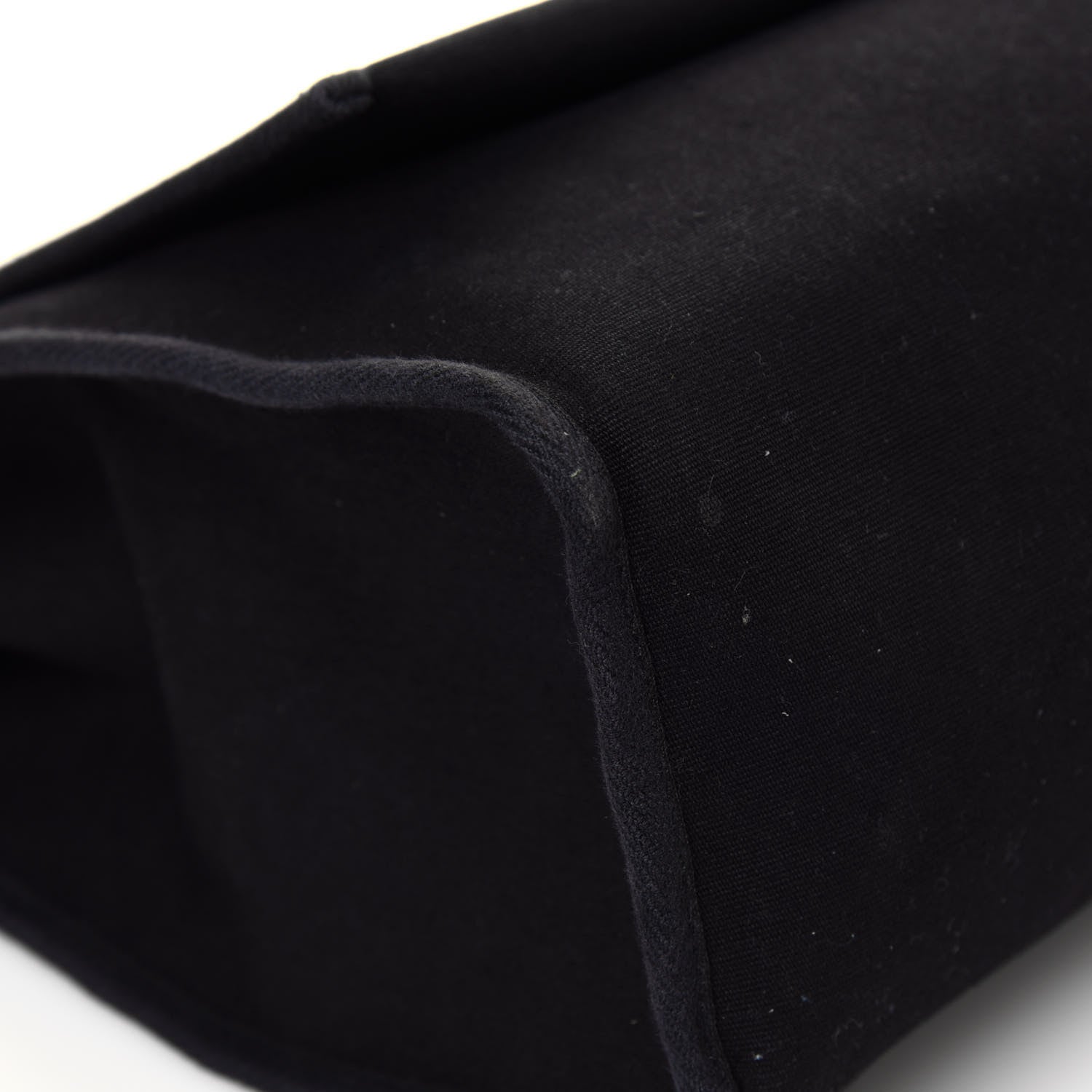 Hermes Toile Vache Calfskin Herbag 30 PM Black Natural 8 of 11
