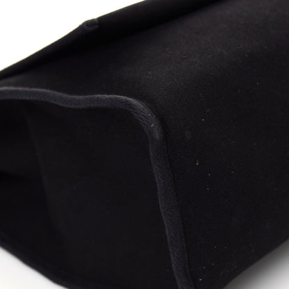 Hermes Toile Vache Calfskin Herbag 30 PM Black Natural 8 of 11
