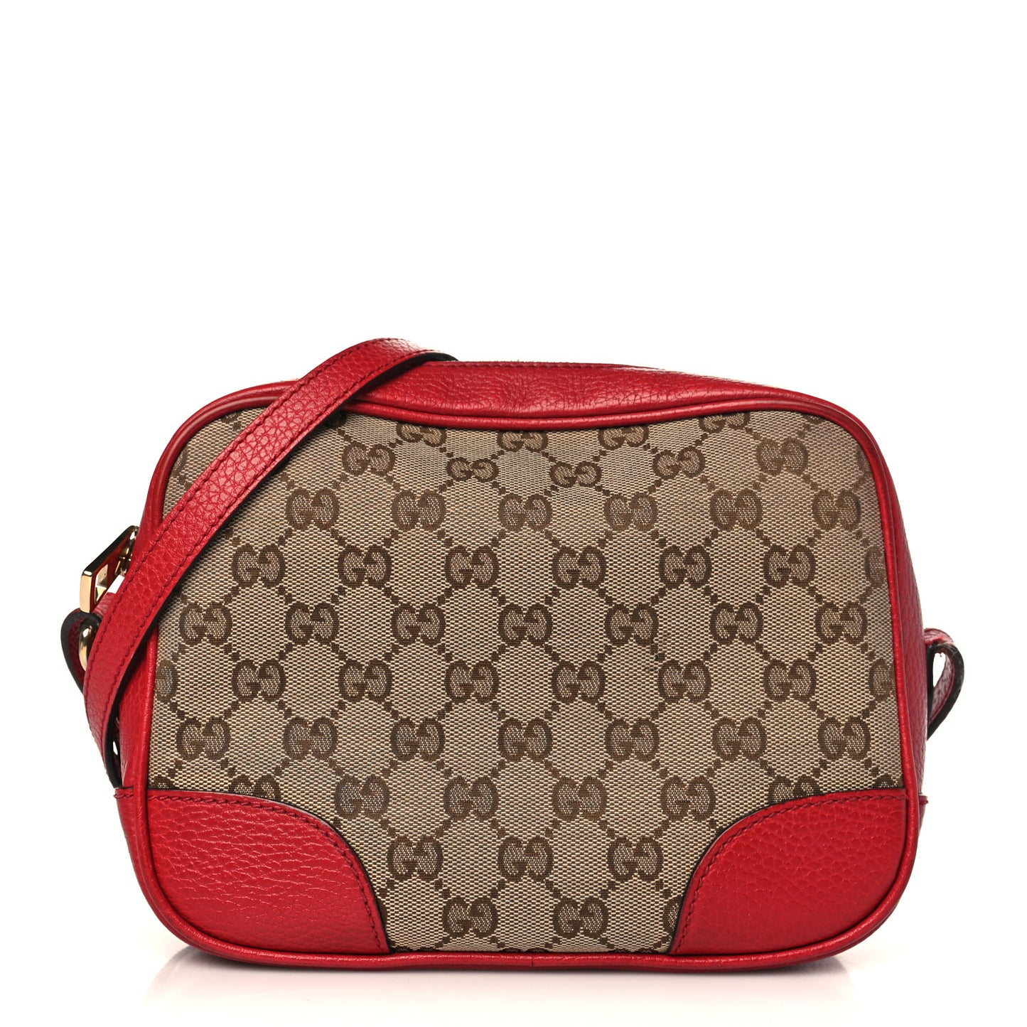 Monogram Mini Bree Messenger Bag Red