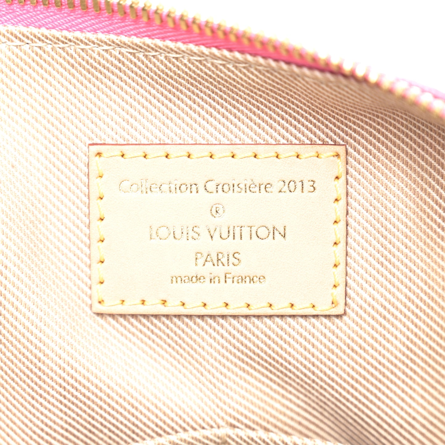 Denim Monogram Stone Speedy Bandouliere 35 Rose