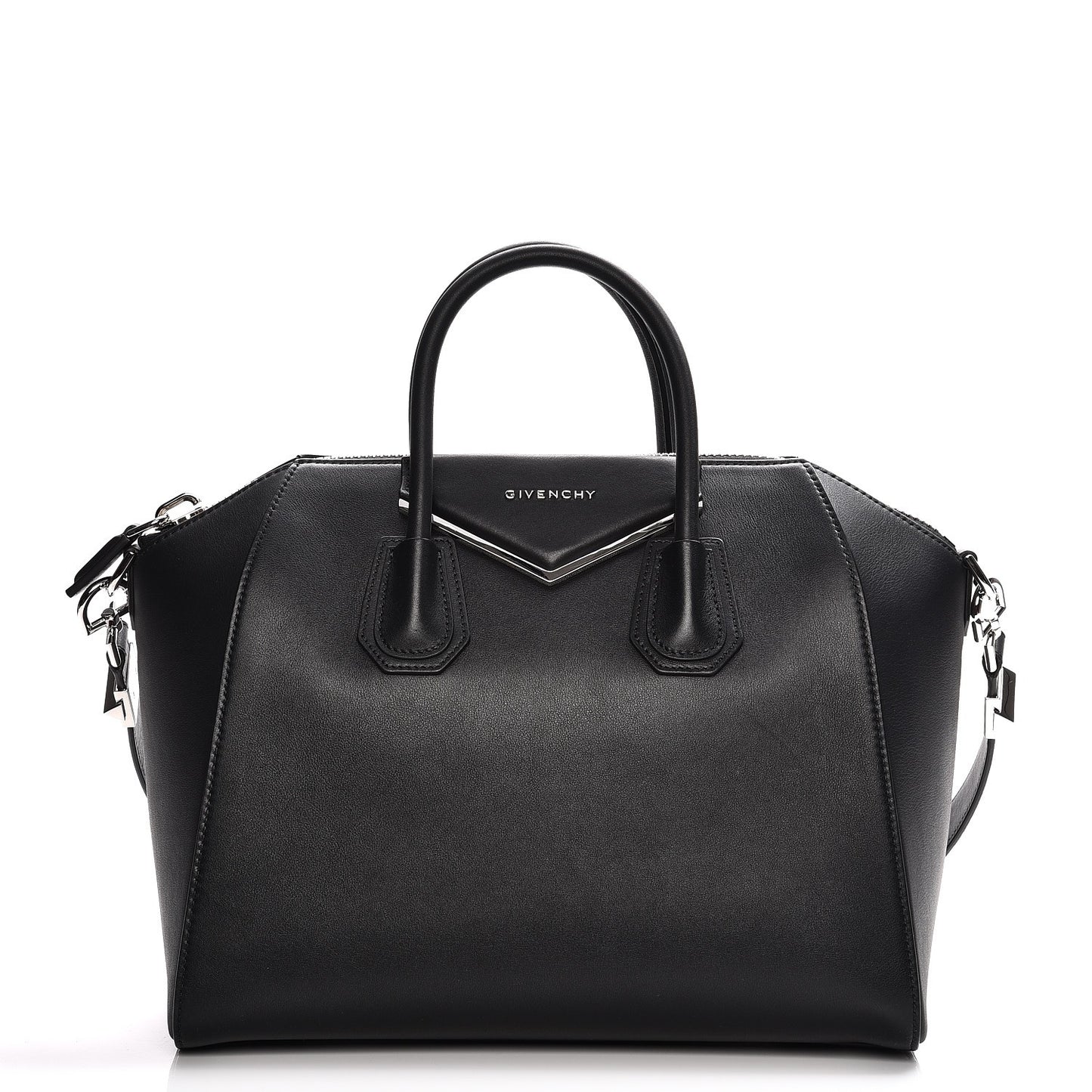 Calfskin Medium Metal Antigona Black