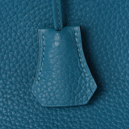 Hermes Taurillon Clemence Kelly Retourne 35 Bleu Izmir 26 of 33