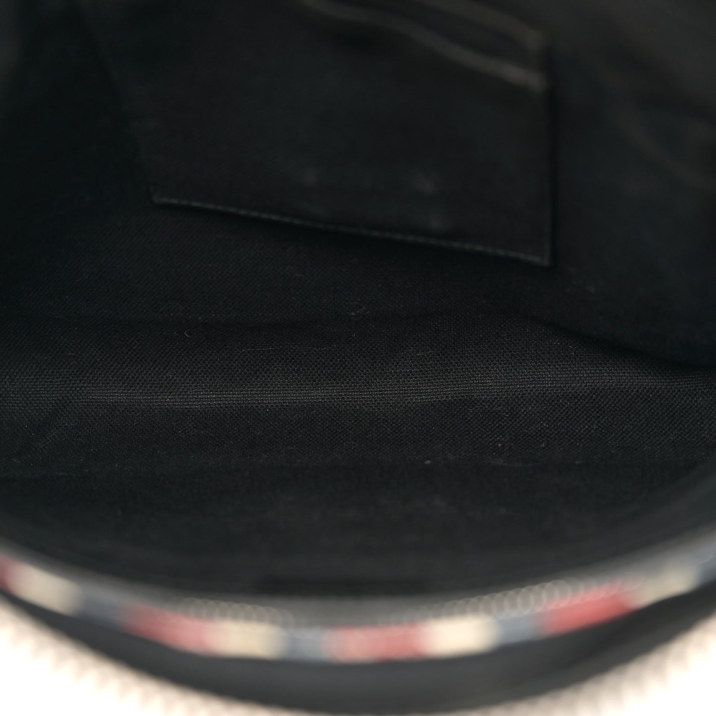 GG Supreme Monogram Night Courrier Flat Messenger Bag Black Multicolor