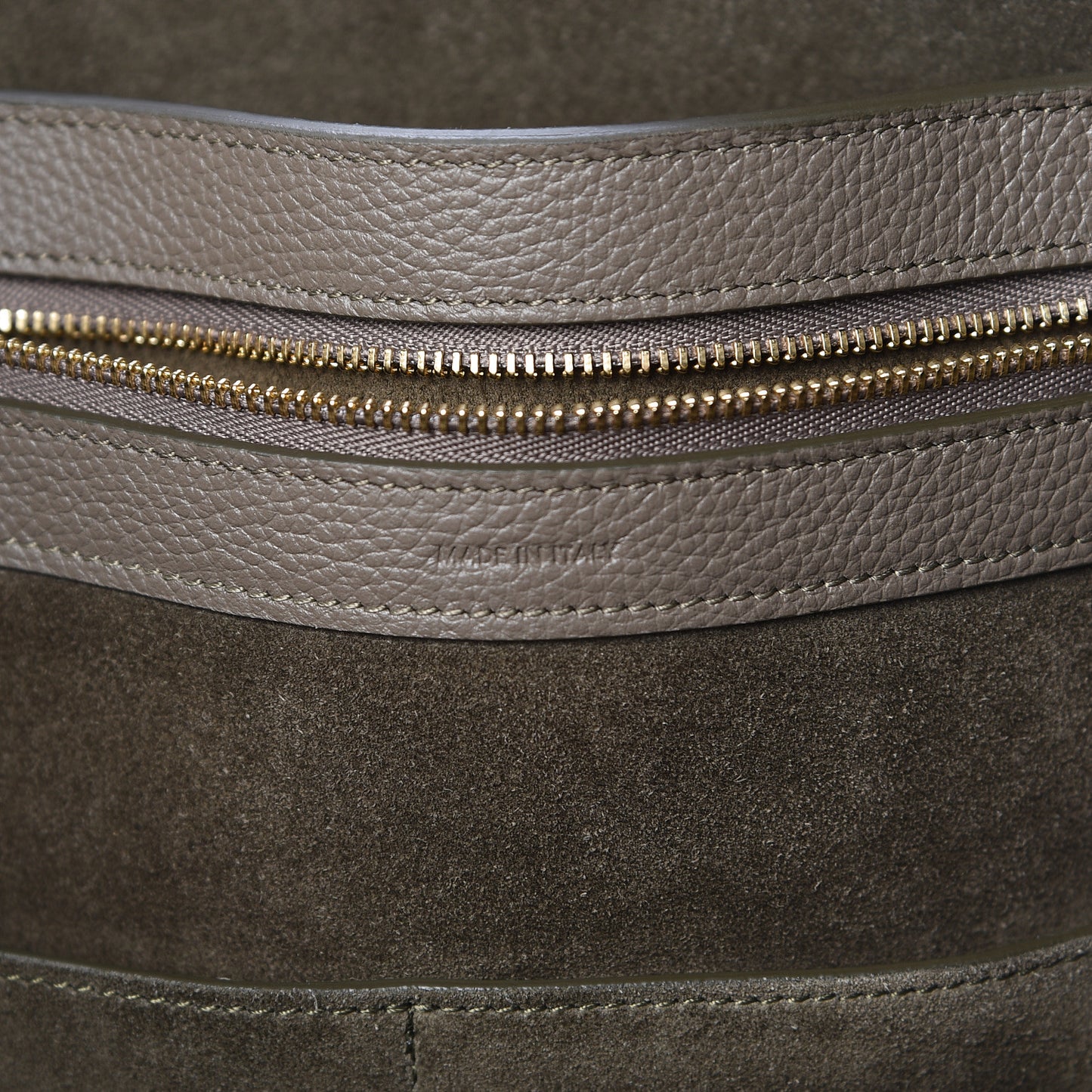 Soft Grained Calfskin Small Belt Cabas Phantom Taupe