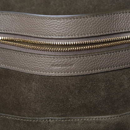 Celine Soft Grained Calfskin Small Belt Cabas Phantom Taupe 6 of 12