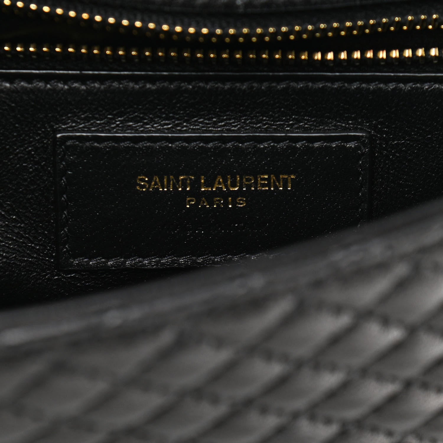 Saint Laurent Lambskin Quilted Victoire Shoulder Bag Black 6 of 13