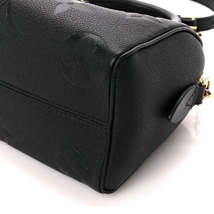 Louis Vuitton Empreinte Monogram Giant Speedy Bandouliere 20 Black 9 of 9