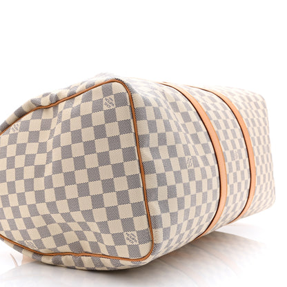 Louis Vuitton Damier Azur Keepall 50 8 of 9