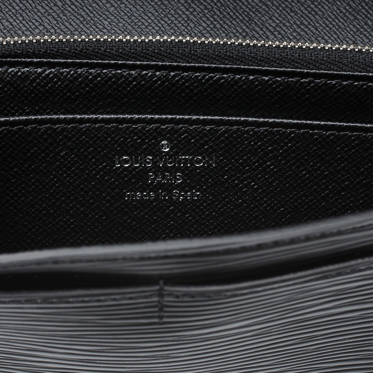 Louis Vuitton Epi Louise Wallet Black 6 of 7