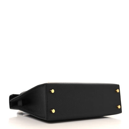 Hermes Epsom Mini Kelly Sellier 20 Black 3 of 11