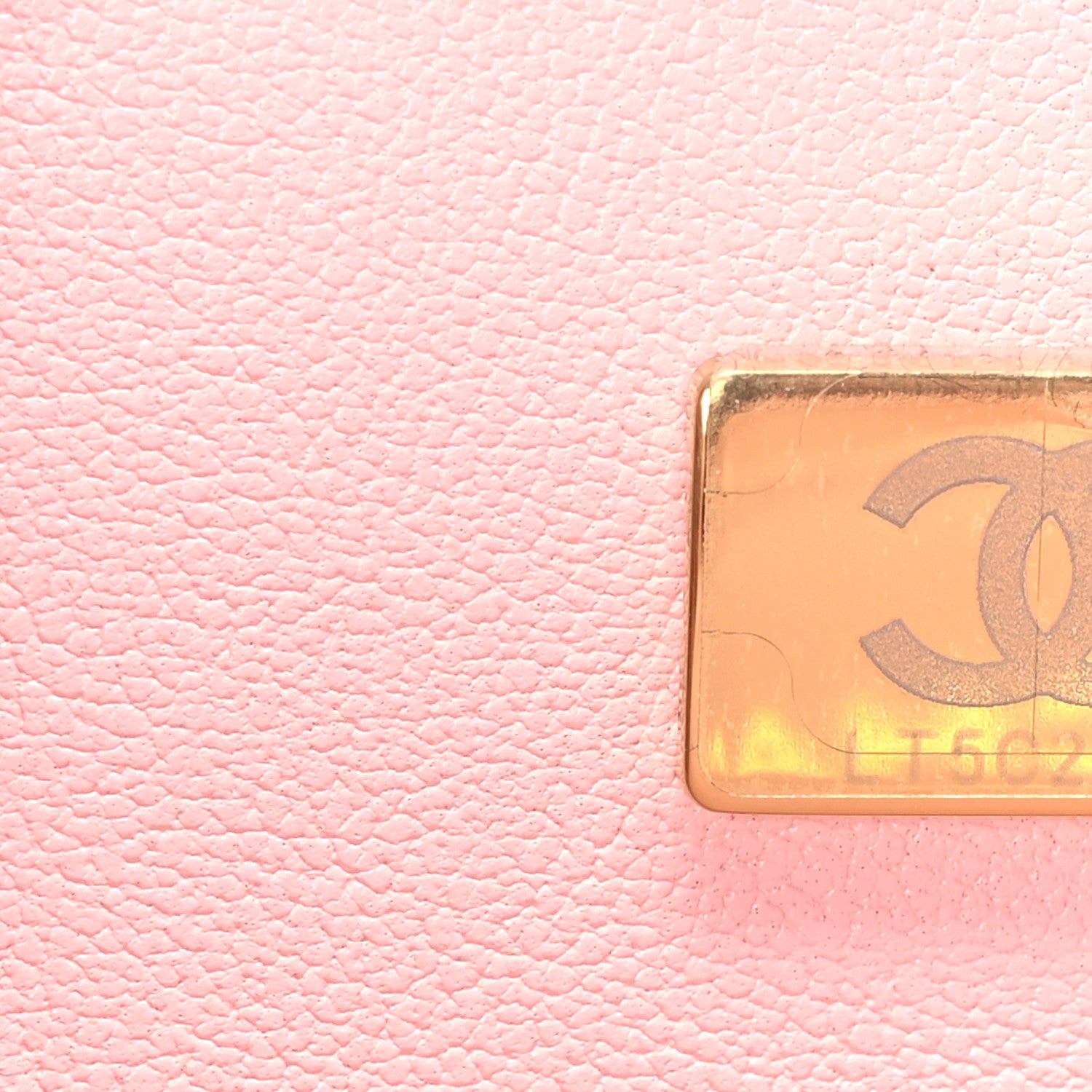 Chanel Lambskin Quilted Large CC In Love Heart Bag Light Pink 7 of 10