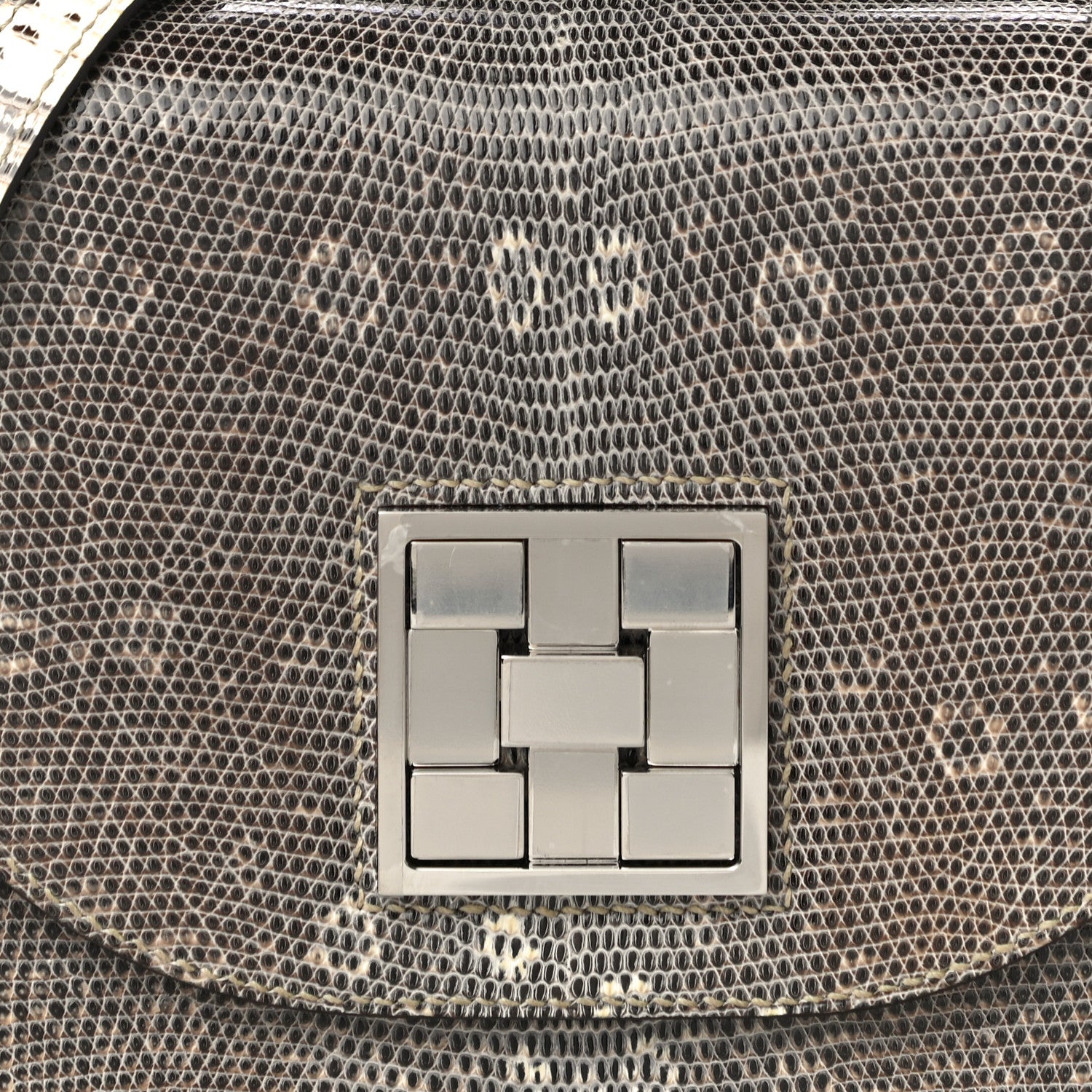 Hermes Lizard Mosaique Au 24-17 Ombre Vert Fonce 7 of 13
