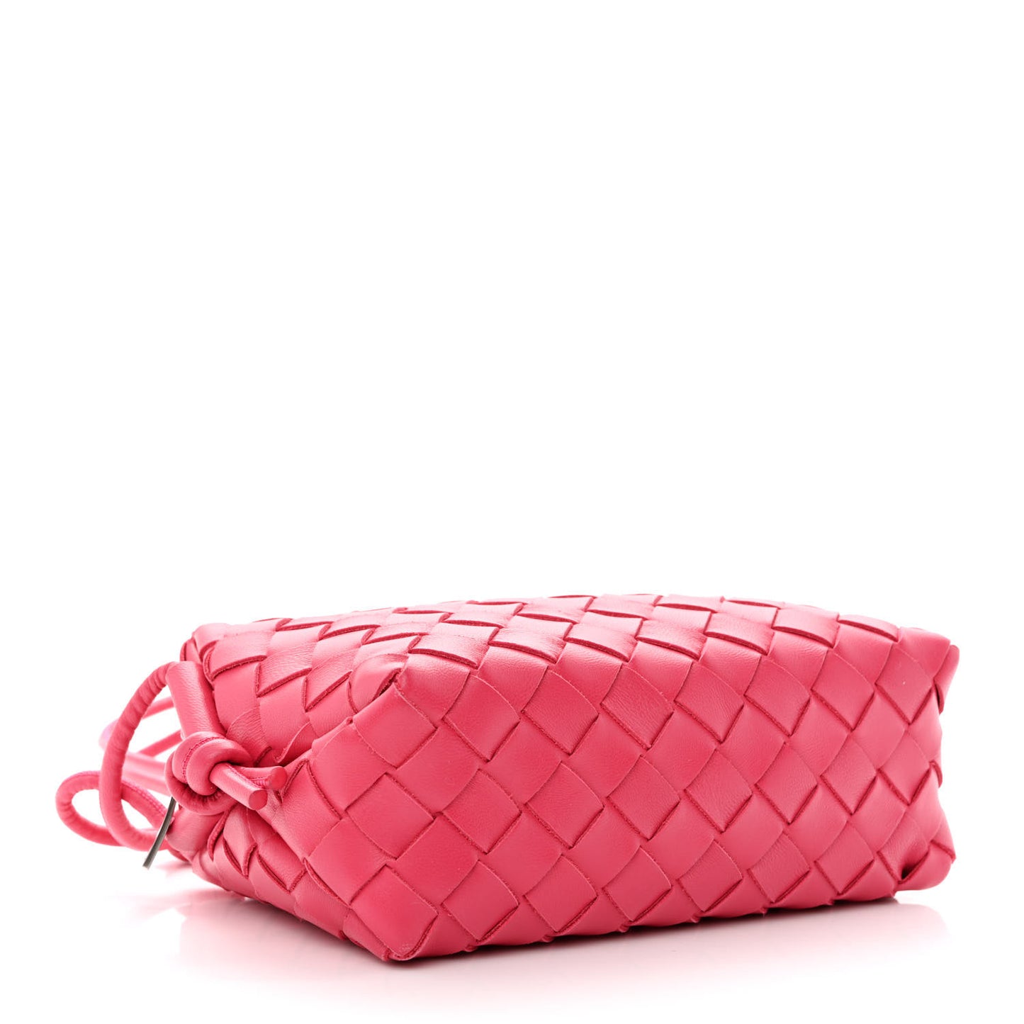 Nappa Intrecciato Mini Loop Camera Bag Cranberry