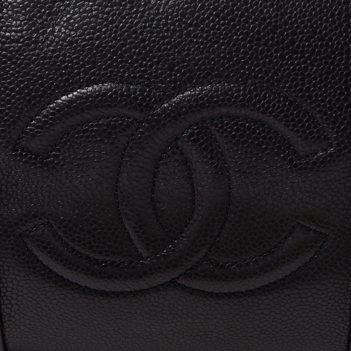 Caviar Timeless CC Duffel Bag Black