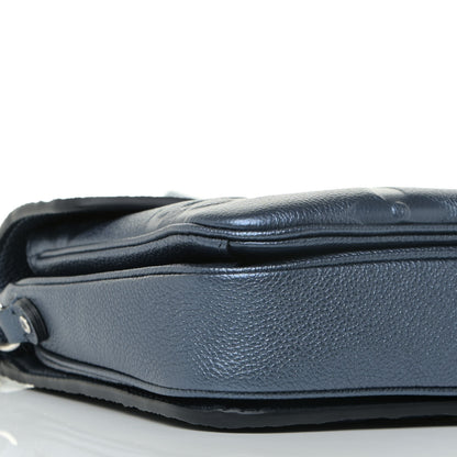 Louis Vuitton Metallic Empreinte Monogram Giant Pochette Metis Navy Nacre 7 of 10