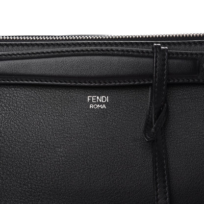 Fendi Vitello Dolce Large By The Way Boston Bag Black 10 of 12