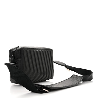 Balenciaga Grained Calfskin Embossed Car Camera Bag Black 3 of 10