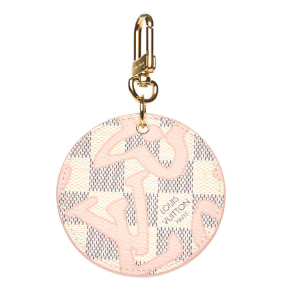 Louis Vuitton Damier Azur Tahitienne Bag Charm Key Ring 1 of 4