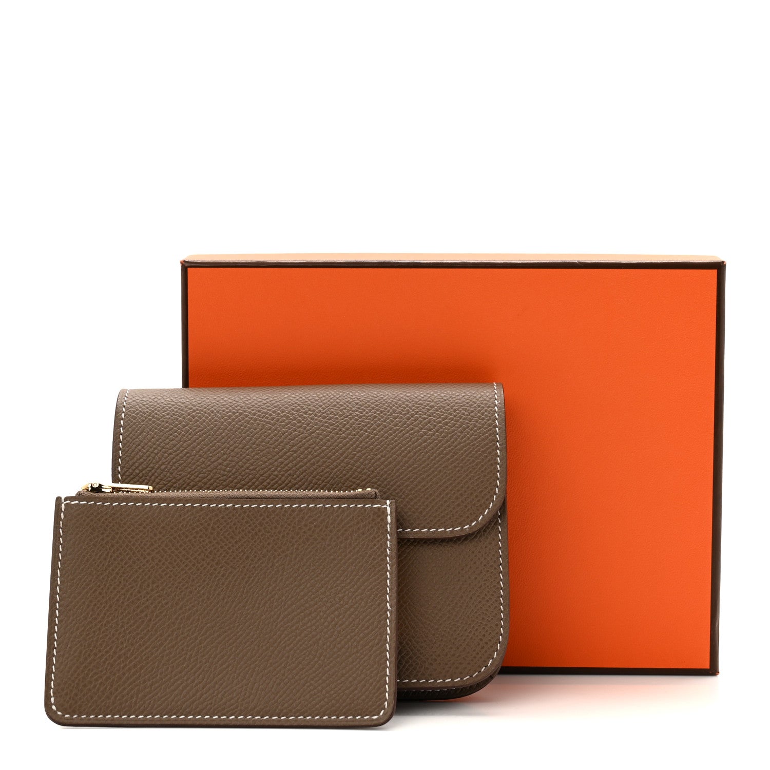 Hermes Epsom Constance Slim Wallet Etoupe 9 of 9