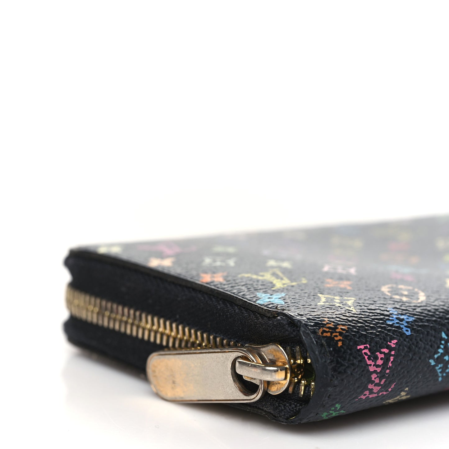 Monogram Multicolor Zippy Wallet Black Pistachio