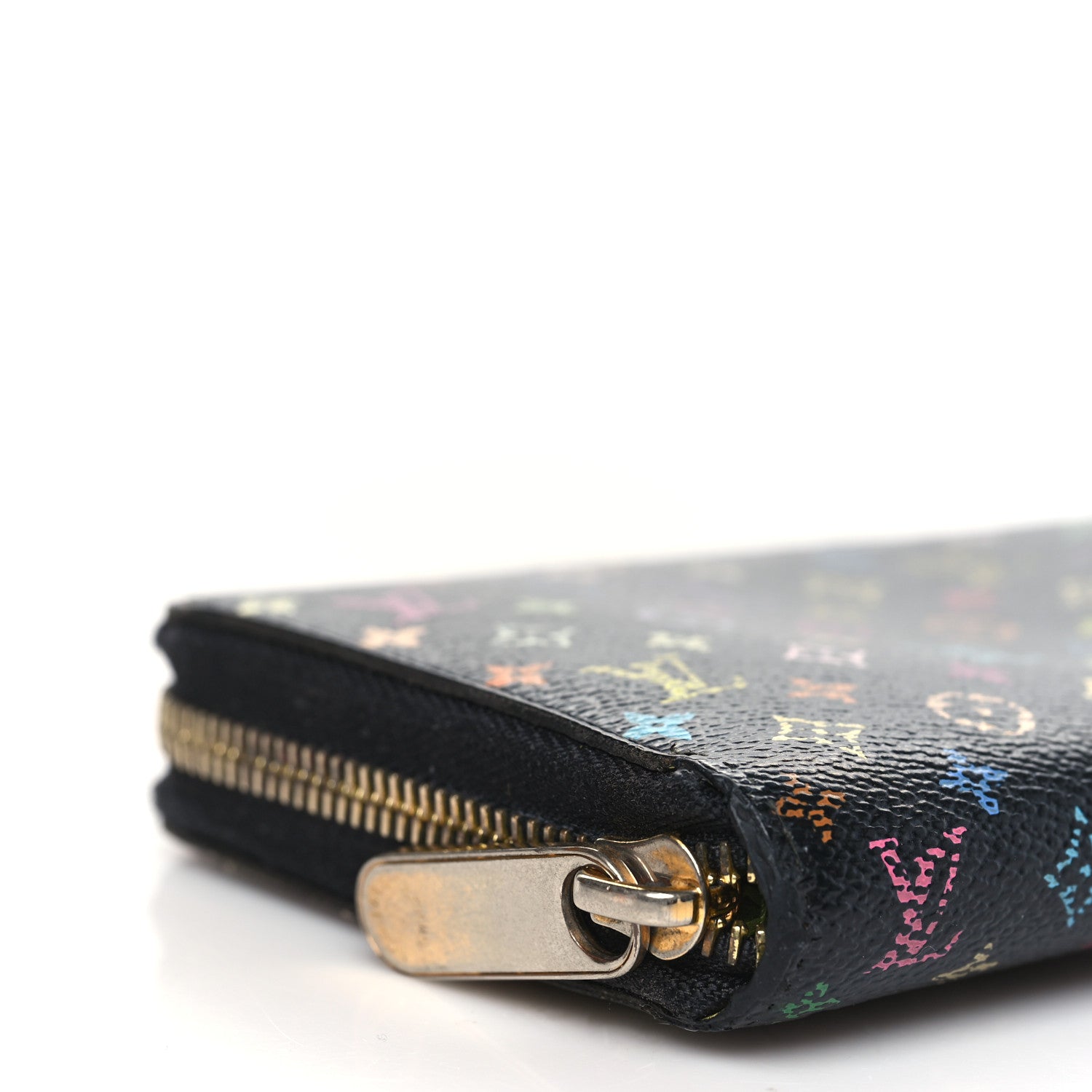 Louis Vuitton Monogram Multicolor Zippy Wallet Black Pistachio 8 of 9