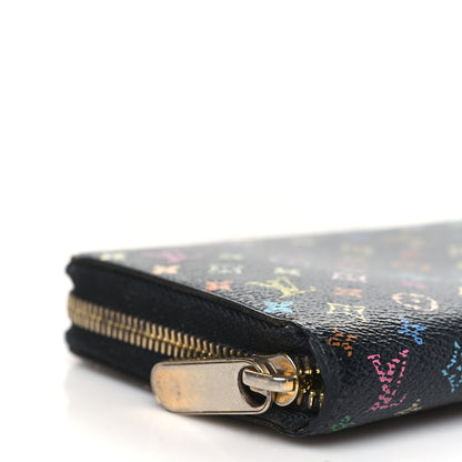 Louis Vuitton Monogram Multicolor Zippy Wallet Black Pistachio 8 of 9