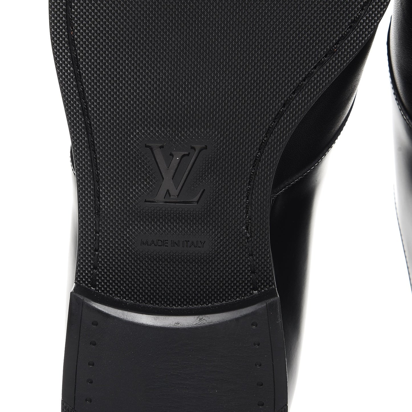 Lambskin Derby Lace Up Shoes 8 Black