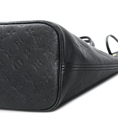 Louis Vuitton Empreinte Monogram Giant Neverfull MM Black 10 of 11