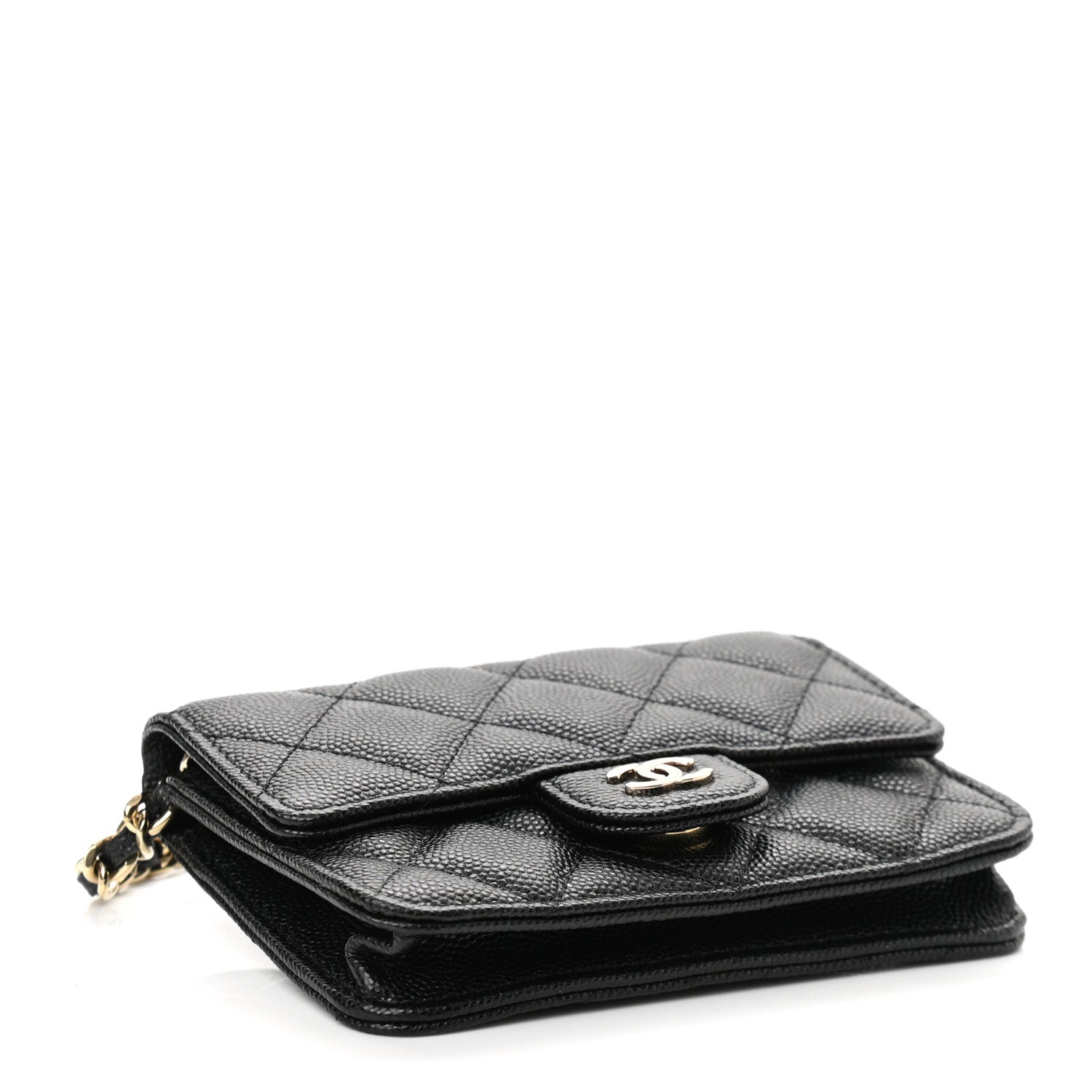 Chanel Caviar Quilted Mini Chain Bag Black 4 of 12