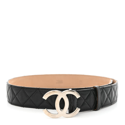 Chanel Caviar Quilted CC Belt 75 30 Black 1 of 5